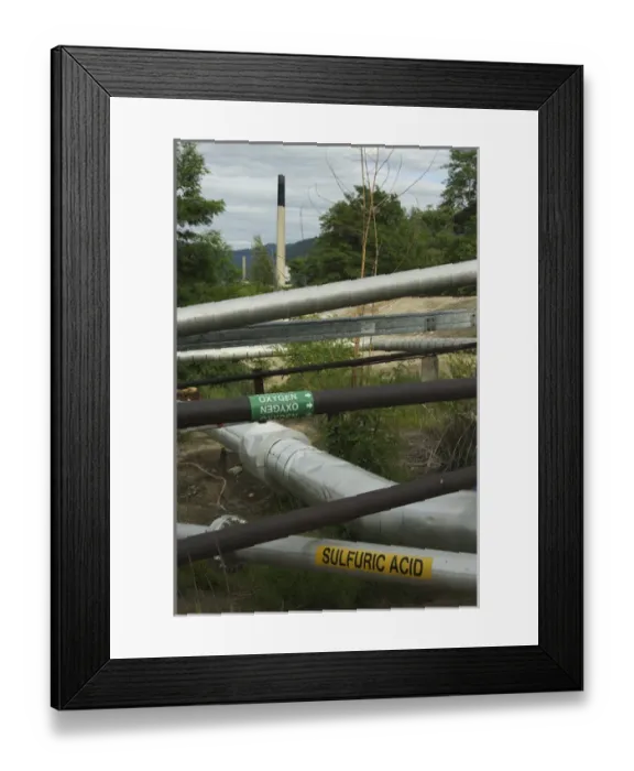 Framed Print : Canada: British Columbia, Columbia River Basin, Trail, Teck Cominco Metals Smelter Framed Print : Canada: British Columbia, Columbia River Basin, Trail, Teck Cominco Metals Smelter