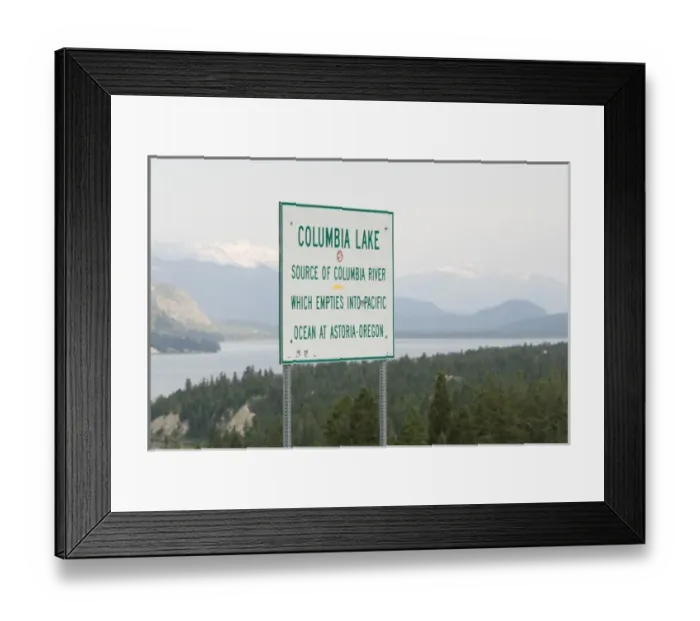 Framed Print : Canada: British Columbia, Columbia River Basin, Columbia Wetlands, Canal Flats, Columbia Lake
