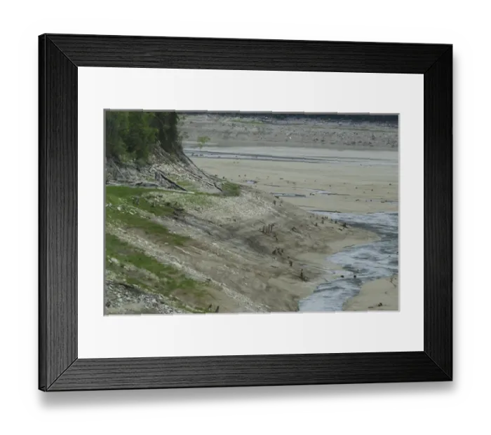 Framed Print : Canada: British Columbia, west of Golden off Trans-Canada Hwy, Kinbasket Lake Resort
