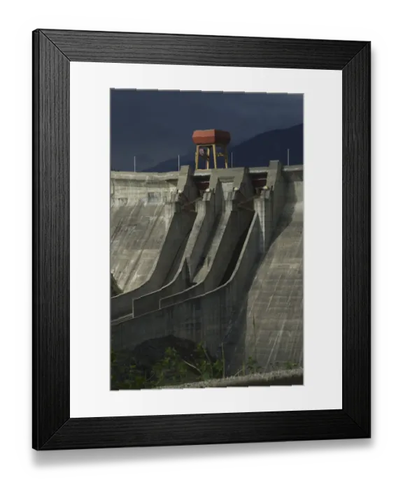 Framed Print : Canada: British Columbia, Revelstoke Power Dam