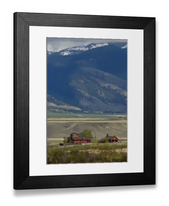 Framed Print : Canada: British Columbia, Kootenay Rockies, Columbia River Basin, Fort Steele views