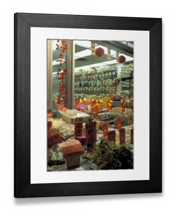 Framed Print : NA, Canada, British Columbia, Vancouver Market scene in Chinatown Framed Print : NA, Canada, British Columbia, Vancouver Market scene in Chinatown