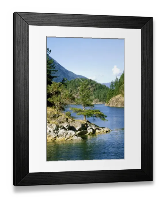 Framed Print : North America, Canada, British Columbia, Desolation Sound. Scenic nature view