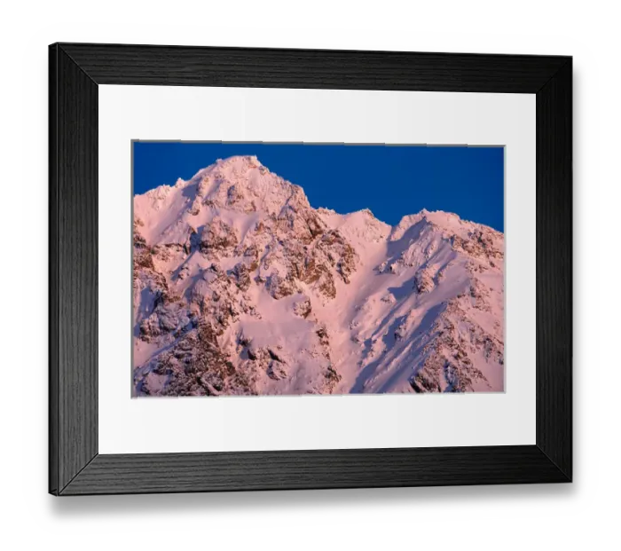 Framed Print : N. A. Canada, British Columbia Three Guardsmen Mountain