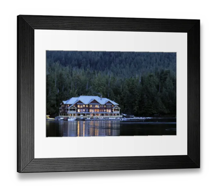 Framed Print : King Pacifci lodge, British Columbia, Canda Framed Print : King Pacifci lodge, British Columbia, Canda