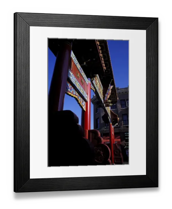 Framed Print : North America, Canada, British Columbia, Victoria. Chinatown arch Framed Print : North America, Canada, British Columbia, Victoria. Chinatown arch