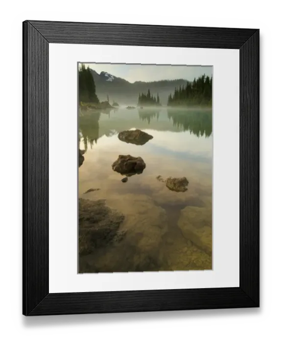 Framed Print : Volcanic rock and the Battleship Islands in the glacial Garibaldi Lake, Garibaldi Provincial Park Framed Print : Volcanic rock and the Battleship Islands in the glacial Garibaldi Lake, Garibaldi Provincial Park