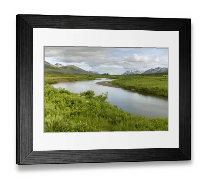 Framed Print : Headwaters of the Skeena River, Sacred Headwaters, British Columbia