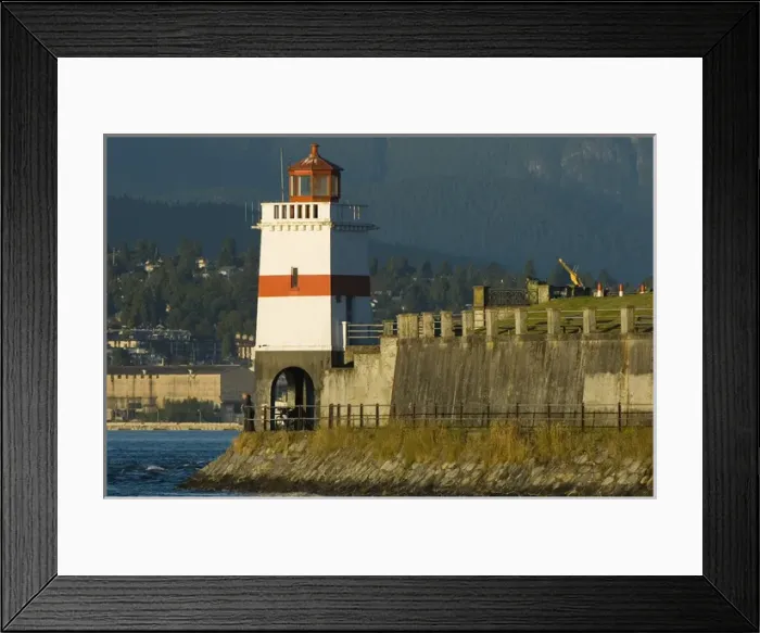 Framed Print : Brockton Point Lighthouse, Stanley Park, British Columbia