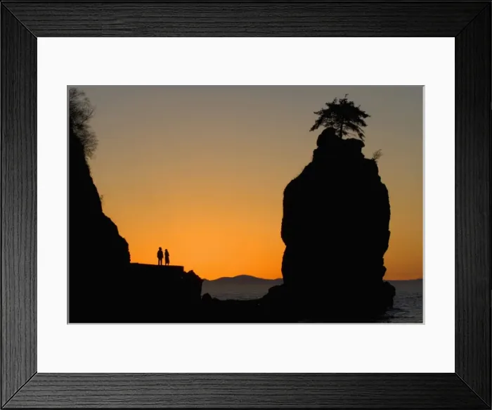 Framed Print : Siwash Rock, Stanley Park, British Columbia