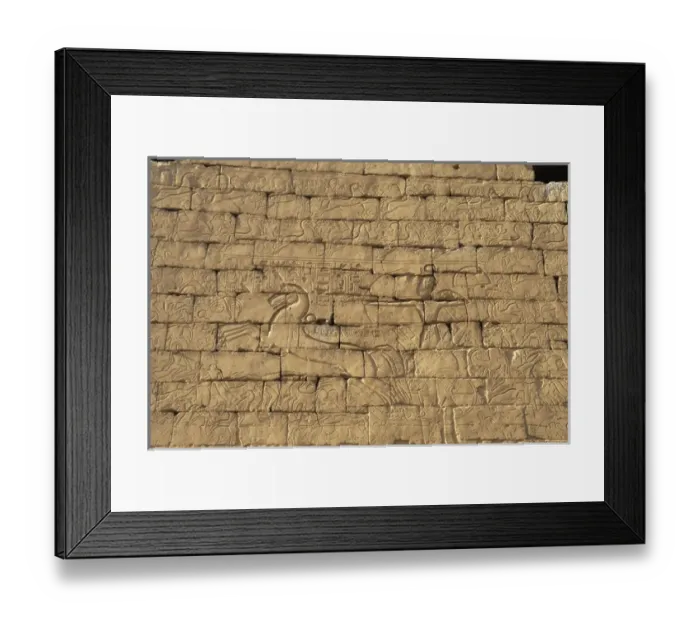 Framed Print : Ramesses II. Relief depicting the Pharaoh on a chariot in the Battle of Kadesh (northern Syria) Framed Print : Ramesses II. Relief depicting the Pharaoh on a chariot in the Battle of Kadesh (northern Syria)
