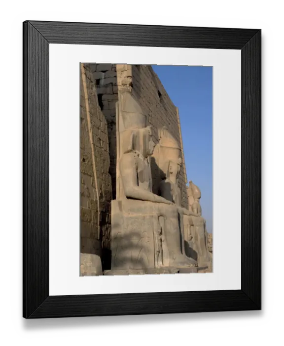 Framed Print : Ramesses II. New Kingdom. Temple of Luxor. Egypt Framed Print : Ramesses II. New Kingdom. Temple of Luxor. Egypt