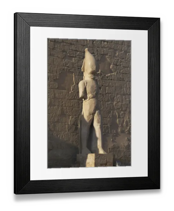 Framed Print : Ramesses II. New Kingdom. Temple of Luxor. Egypt Framed Print : Ramesses II. New Kingdom. Temple of Luxor. Egypt