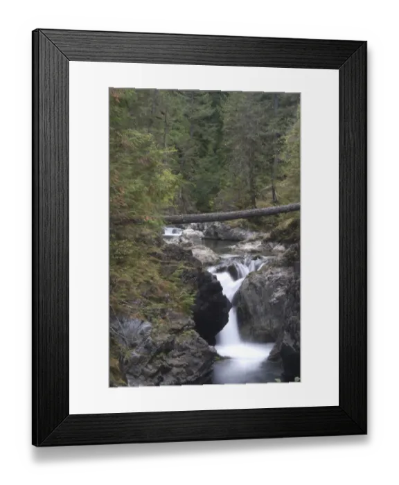 Framed Print : Lower Falls, Little Qualicum Falls Provincial Park, Vancouver Island, British Columbia Framed Print : Lower Falls, Little Qualicum Falls Provincial Park, Vancouver Island, British Columbia