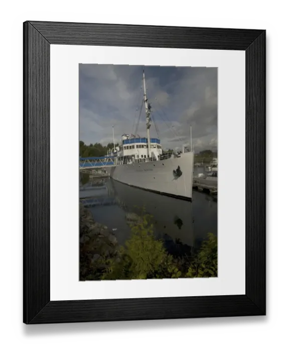 Framed Print : Canadian Princess Docked at Canadian Princess Resort, Ucluelet, British Columbia