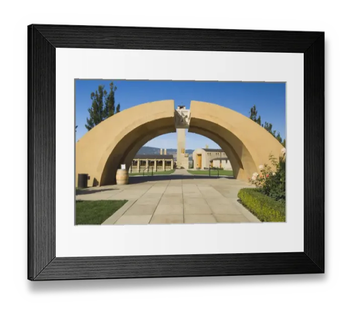 Framed Print : NA; Canada; British Columbia; Okanagan Valley; Westbank; Mission Hill Estate Winery