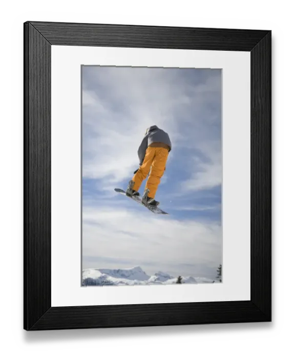 Framed Print : Mt. Washington Ski Resort bordering Strathcona Provincial Park (BCs oldest park