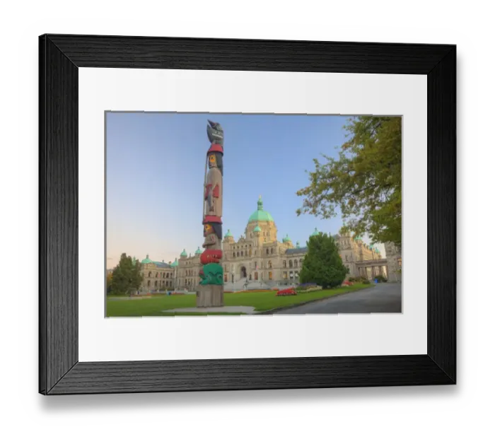 Framed Print : North America, Canada, Victoria, Government Building