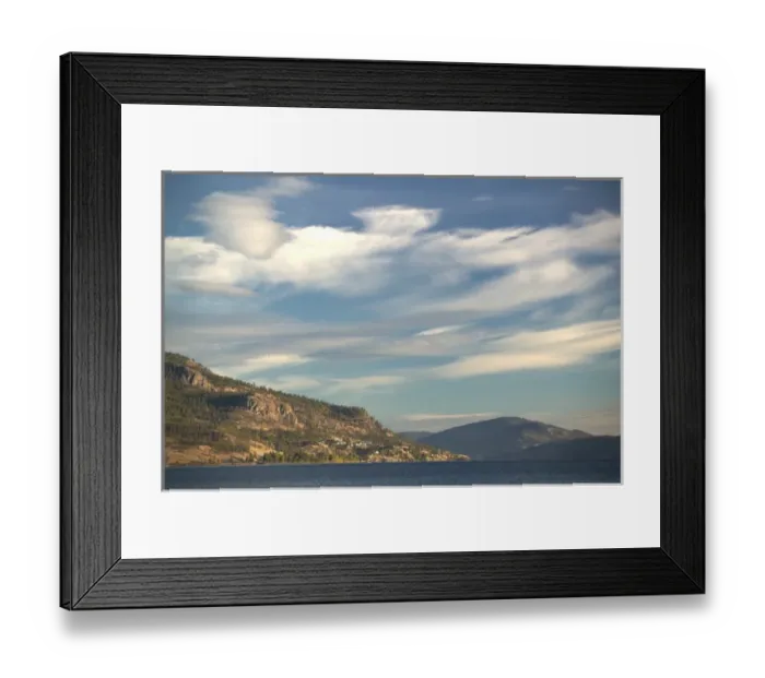 Framed Print : 02. CANADA, British Columbia, Kelowna. Okanagan Lake View, Morning Framed Print : 02. CANADA, British Columbia, Kelowna. Okanagan Lake View, Morning