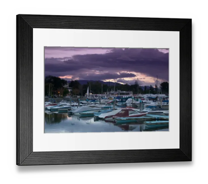 Framed Print : 02. CANADA, British Columbia, Kelowna. Okanagan Lake Marina, Evening Framed Print : 02. CANADA, British Columbia, Kelowna. Okanagan Lake Marina, Evening