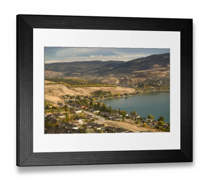 Framed Print : 02. CANADA, British Columbia, Vernon. Town View / Morning Framed Print : 02. CANADA, British Columbia, Vernon. Town View / Morning
