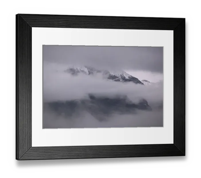 Framed Print : 02. CANADA, British Columbia, Yoho National Park / Autumn: Mountains and Mist Framed Print : 02. CANADA, British Columbia, Yoho National Park / Autumn: Mountains and Mist