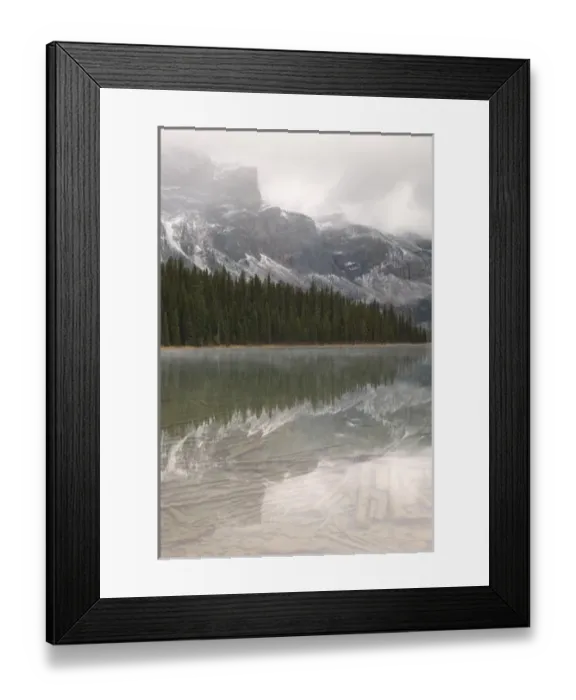 Framed Print : 02. CANADA, British Columbia, Yoho National Park / Autumn: Emerald Lake and Reflections Framed Print : 02. CANADA, British Columbia, Yoho National Park / Autumn: Emerald Lake and Reflections