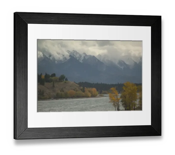 Framed Print : 02. CANADA, British Columbia, The Rockies. Invermere: View of Windermere Lake