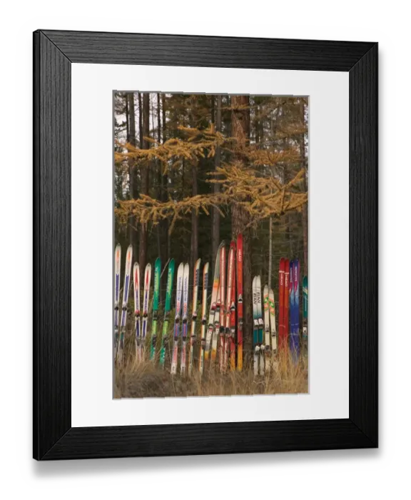 Framed Print : 02. CANADA, British Columbia, Kimberly. Snow Fence made from Old Skis Framed Print : 02. CANADA, British Columbia, Kimberly. Snow Fence made from Old Skis
