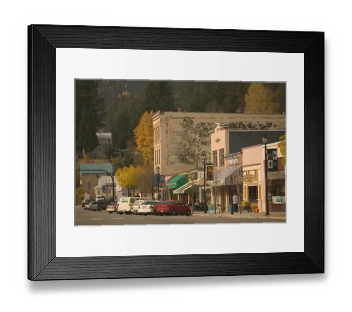 Framed Print : 02. CANADA, British Columbia, Rossland. Downtown. Former Mining, now Ski Town Framed Print : 02. CANADA, British Columbia, Rossland. Downtown. Former Mining, now Ski Town