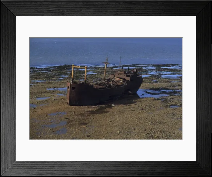 Framed Print : Aerial view rusting ship Ithaca 1961 near Churchill Northern Studies Centre Churchill Framed Print : Aerial view rusting ship Ithaca 1961 near Churchill Northern Studies Centre Churchill