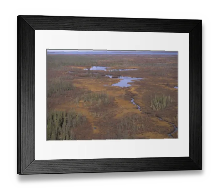 Framed Print : Aerial view of frozen tundra near Churchill Northern Studies Centre Churchill Manitoba Framed Print : Aerial view of frozen tundra near Churchill Northern Studies Centre Churchill Manitoba