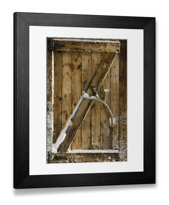 Framed Print : Canada, Manitoba, Hudson Bay, Churchill. Close-up of main door at Seal River Heritage Lodge Framed Print : Canada, Manitoba, Hudson Bay, Churchill. Close-up of main door at Seal River Heritage Lodge