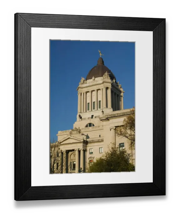 Framed Print : Canada, Manitoba, Winnipeg: Manitoba Legislative Building Framed Print : Canada, Manitoba, Winnipeg: Manitoba Legislative Building