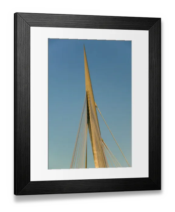 Framed Print : Canada, Manitoba, Winnipeg: Esplanade Riel Pedestrian Bridge Framed Print : Canada, Manitoba, Winnipeg: Esplanade Riel Pedestrian Bridge