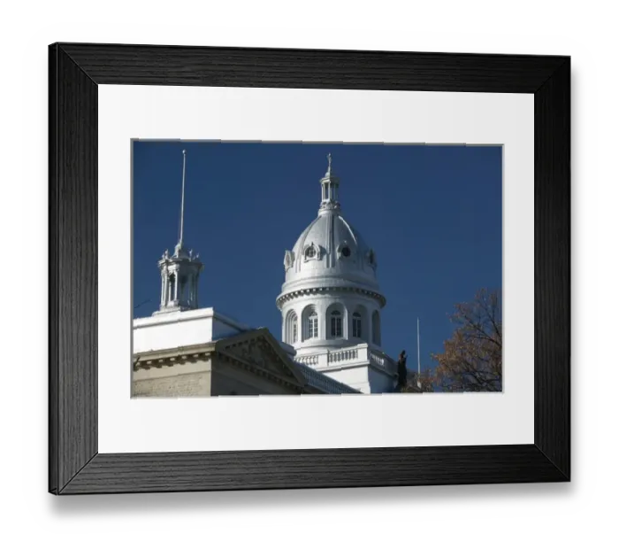 Framed Print : CANADA-Manitoba-Winnipeg: St. Boniface (French Quarter) - St. Boniface Basilica