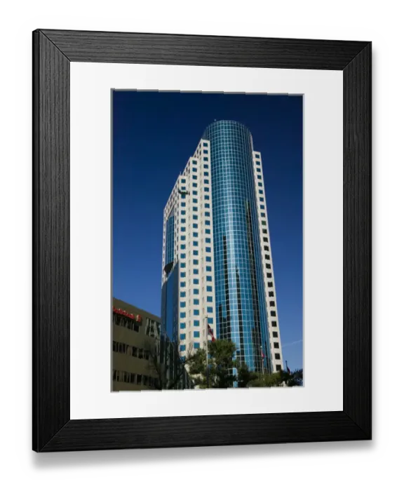 Framed Print : CANADA-Manitoba-Winnipeg: CanWest Global Place Building Framed Print : CANADA-Manitoba-Winnipeg: CanWest Global Place Building