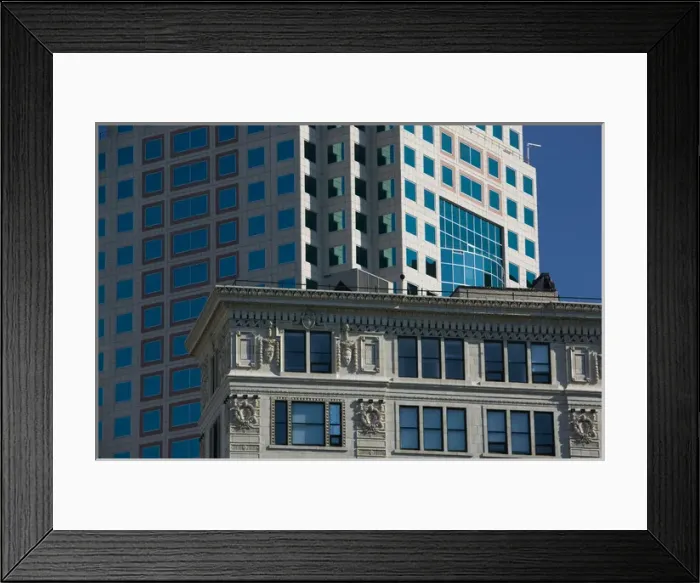 Framed Print : CANADA-Manitoba-Winnipeg: Old & New Architecture in the Exchange District