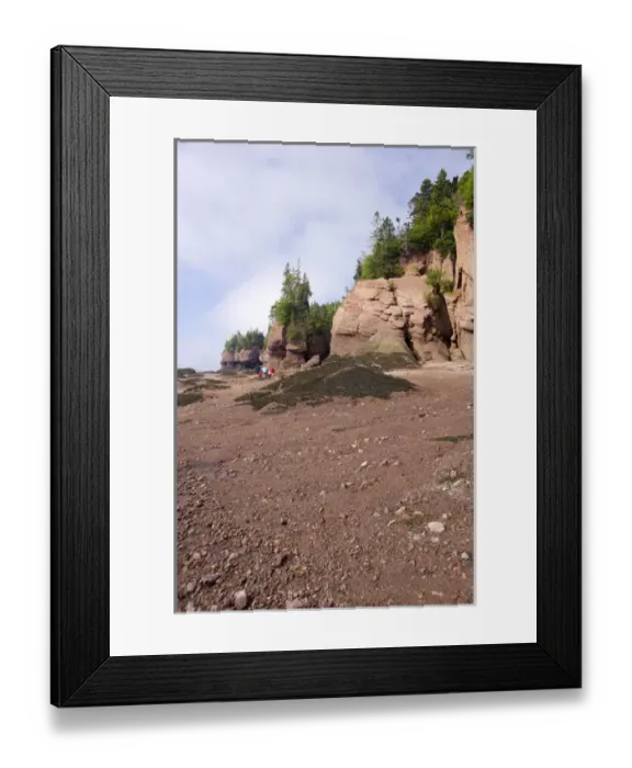 Framed Print : Canada, New Brunswick, Hopewell Cape, Bay of Fundy. Hopewell Rocks at low tide (aka Framed Print : Canada, New Brunswick, Hopewell Cape, Bay of Fundy. Hopewell Rocks at low tide (aka