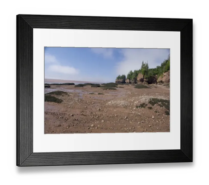 Framed Print : Canada, New Brunswick, Hopewell Cape, Bay of Fundy. Hopewell Rocks at low tide (aka Framed Print : Canada, New Brunswick, Hopewell Cape, Bay of Fundy. Hopewell Rocks at low tide (aka