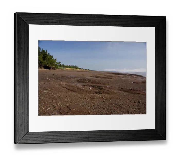 Framed Print : Canada, New Brunswick, Hopewell Cape, Bay of Fundy. Hopewell Rocks at low tide Framed Print : Canada, New Brunswick, Hopewell Cape, Bay of Fundy. Hopewell Rocks at low tide