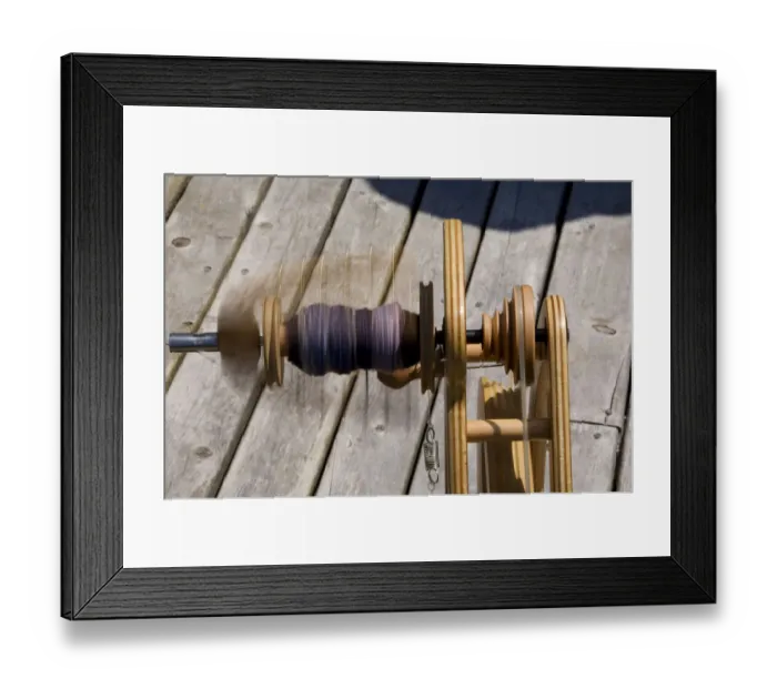 Framed Print : Canada, New Brunswick, Lakeburn. London-Wul Economusee. Typical wool producer using