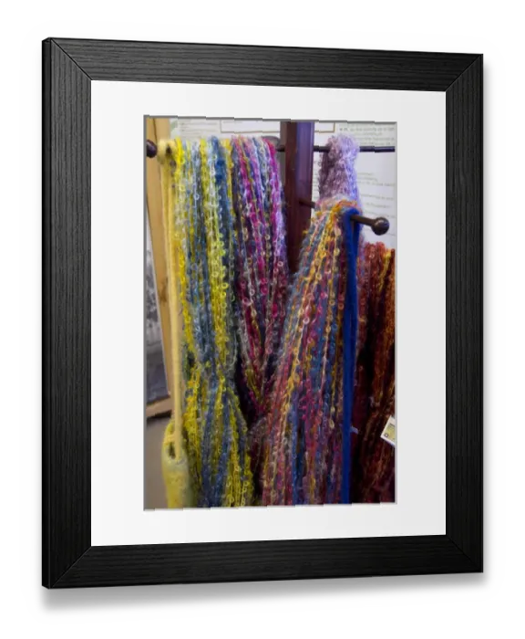 Framed Print : Canada, New Brunswick, Lakeburn. London-Wul Economusee. Typical wool producer using Framed Print : Canada, New Brunswick, Lakeburn. London-Wul Economusee. Typical wool producer using
