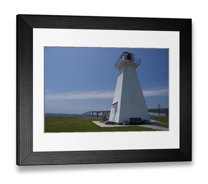 Framed Print : Canada, Prince Edward Island. Confederation Bridge over Northumberland Strait Framed Print : Canada, Prince Edward Island. Confederation Bridge over Northumberland Strait