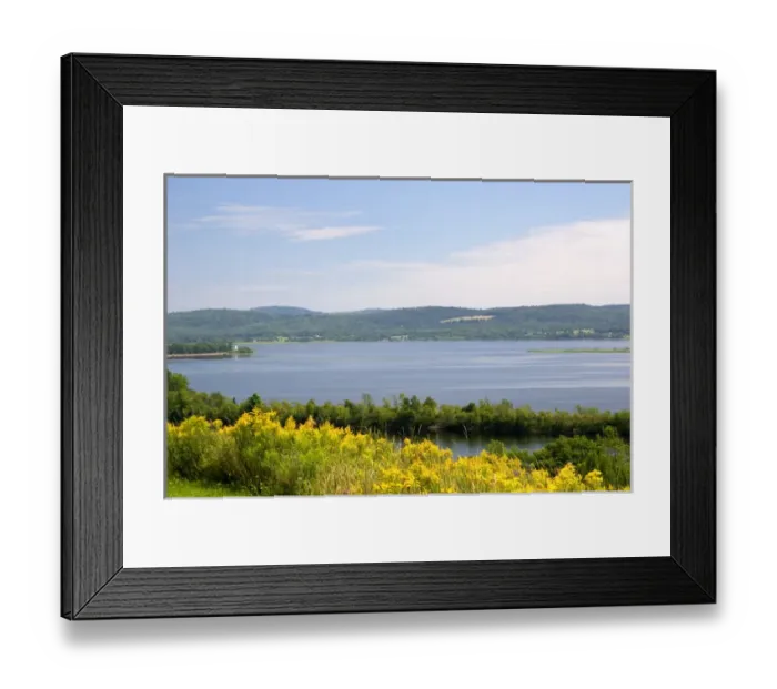 Framed Print : St. John River near the town of St. John, New Brunswick, Canada