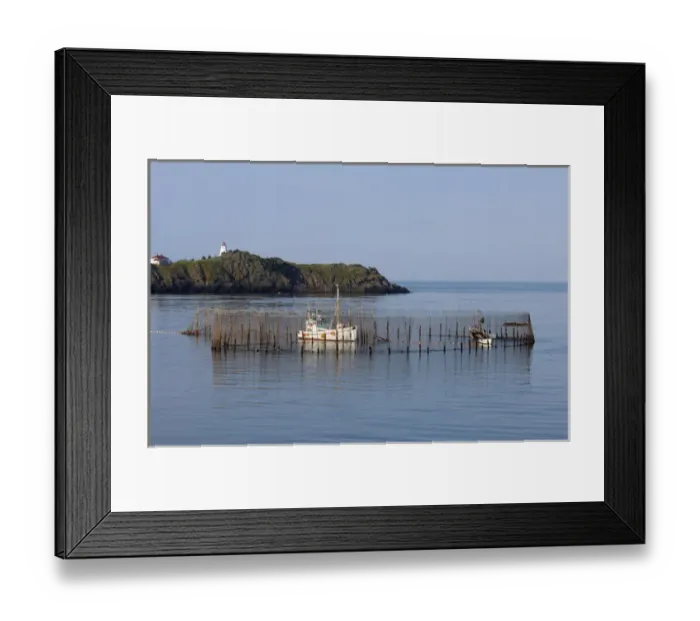 Framed Print : Herring Weir and Swallow Tail Lighthouse, Grand Manan Island, New Brunswick, Canada Framed Print : Herring Weir and Swallow Tail Lighthouse, Grand Manan Island, New Brunswick, Canada