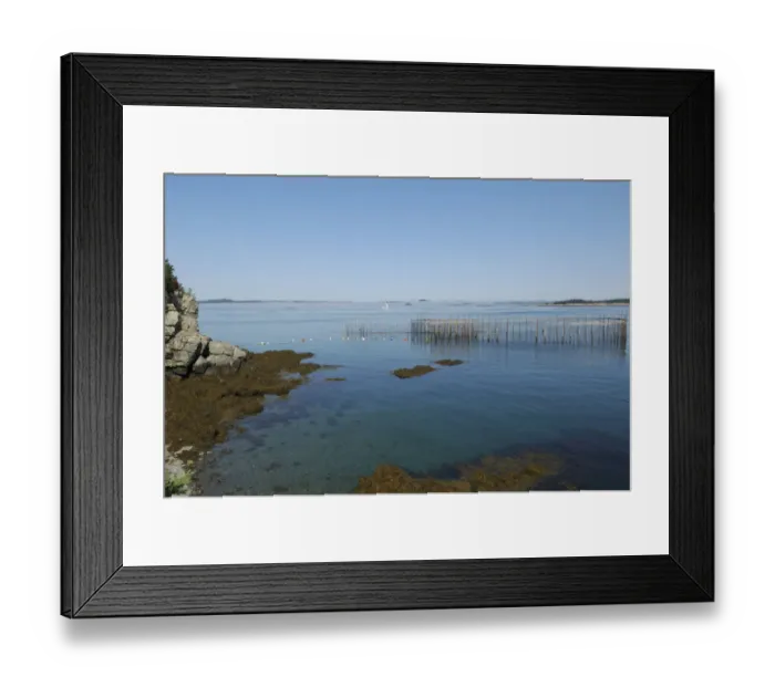 Framed Print : Herring Weir, Campobello Island, New Brunswick, Canada
