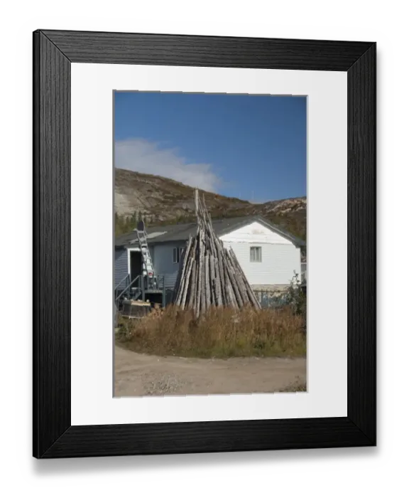 Framed Print : Canada, Newfoundland and Labrador, Northern Labrador coast, Hopedale (aka Agvituk) Framed Print : Canada, Newfoundland and Labrador, Northern Labrador coast, Hopedale (aka Agvituk)