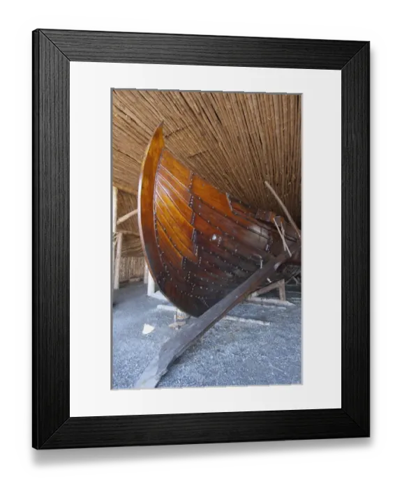 Framed Print : Canada, Newfoundland and Labrador, L Anse Aux Meadows. Norstead Viking Village