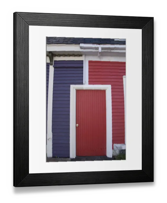 Framed Print : Canada, Newfoundland and Labrador, St. John s. Typical colorful St. Johns home Framed Print : Canada, Newfoundland and Labrador, St. John s. Typical colorful St. Johns home
